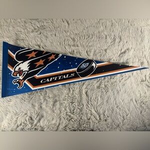 NHL Hockey Washington DC Capitals Retro Vintage Anniversary Pennant